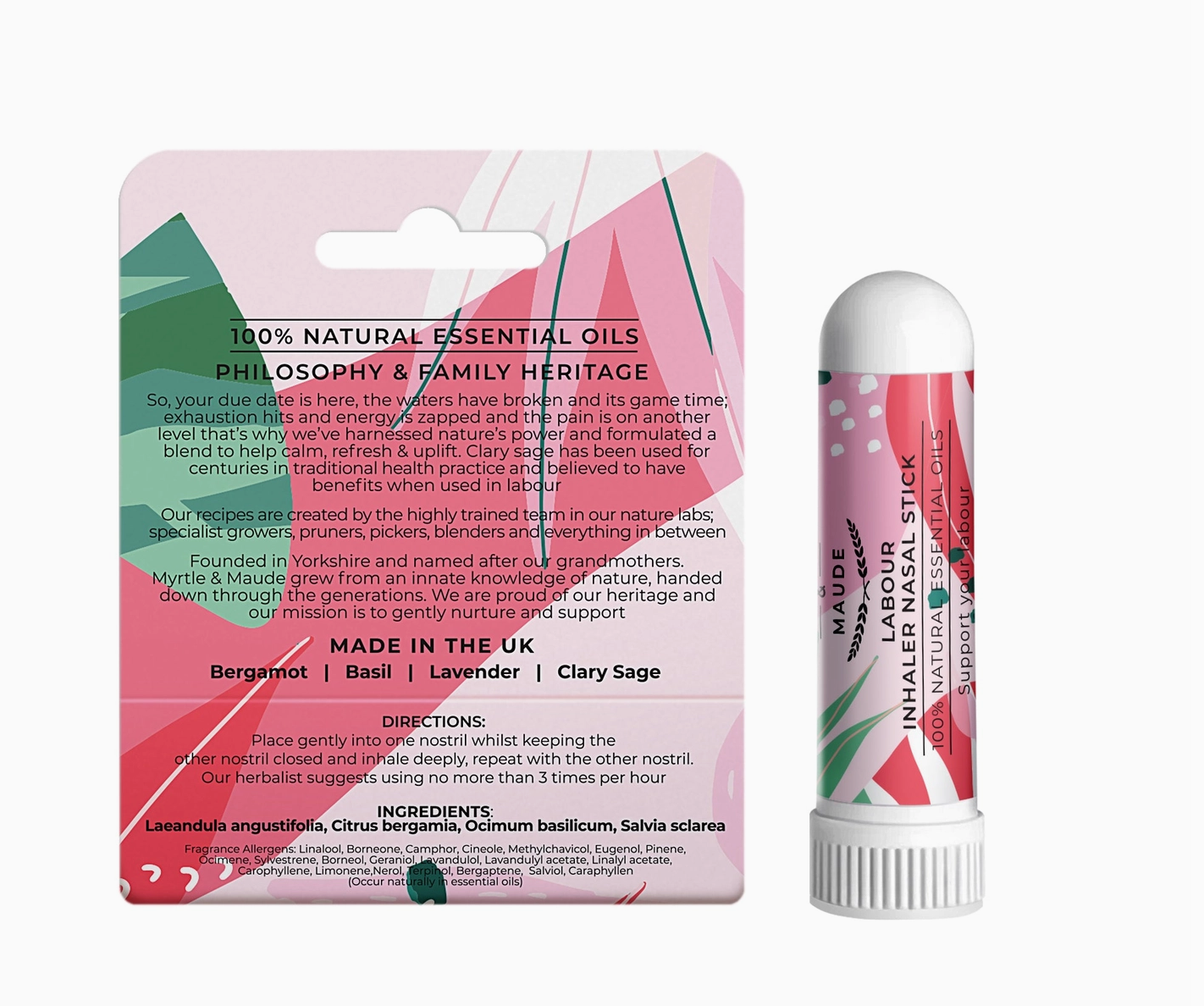 Myrtle & Maude Nasal Inhalation Stick
