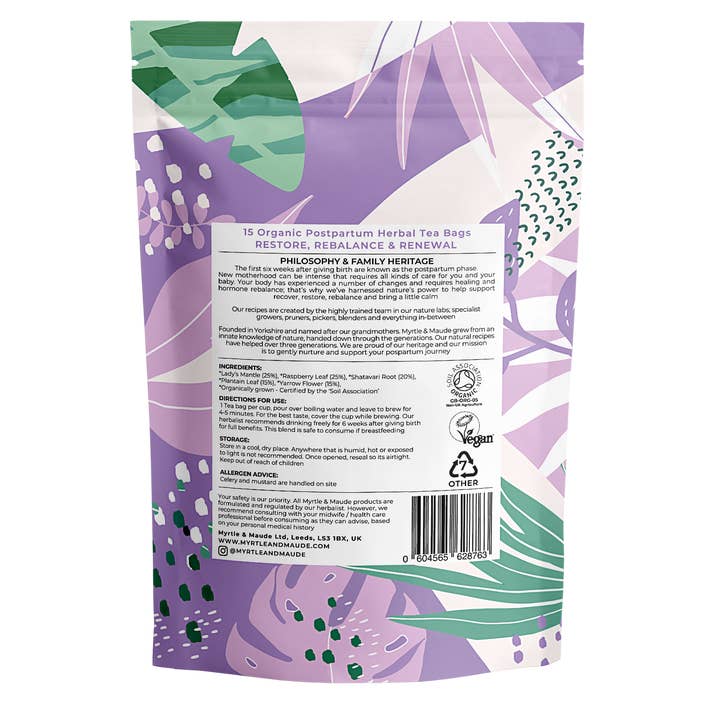 Organic Postpartum Recovery Tea