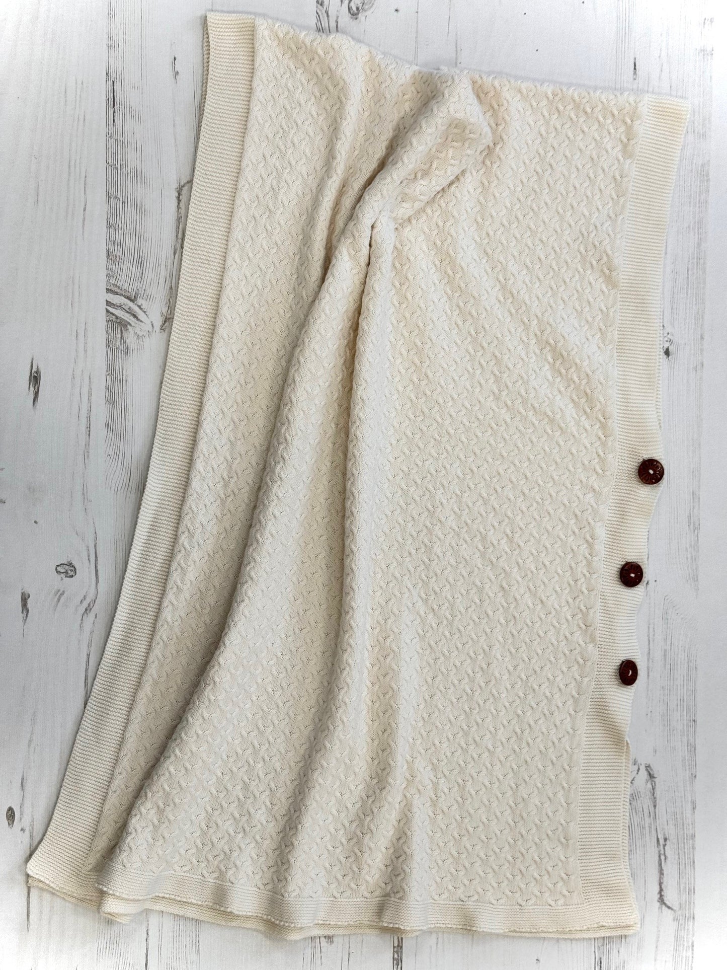 Cable Knit Nursing Cover Maternity Shawl