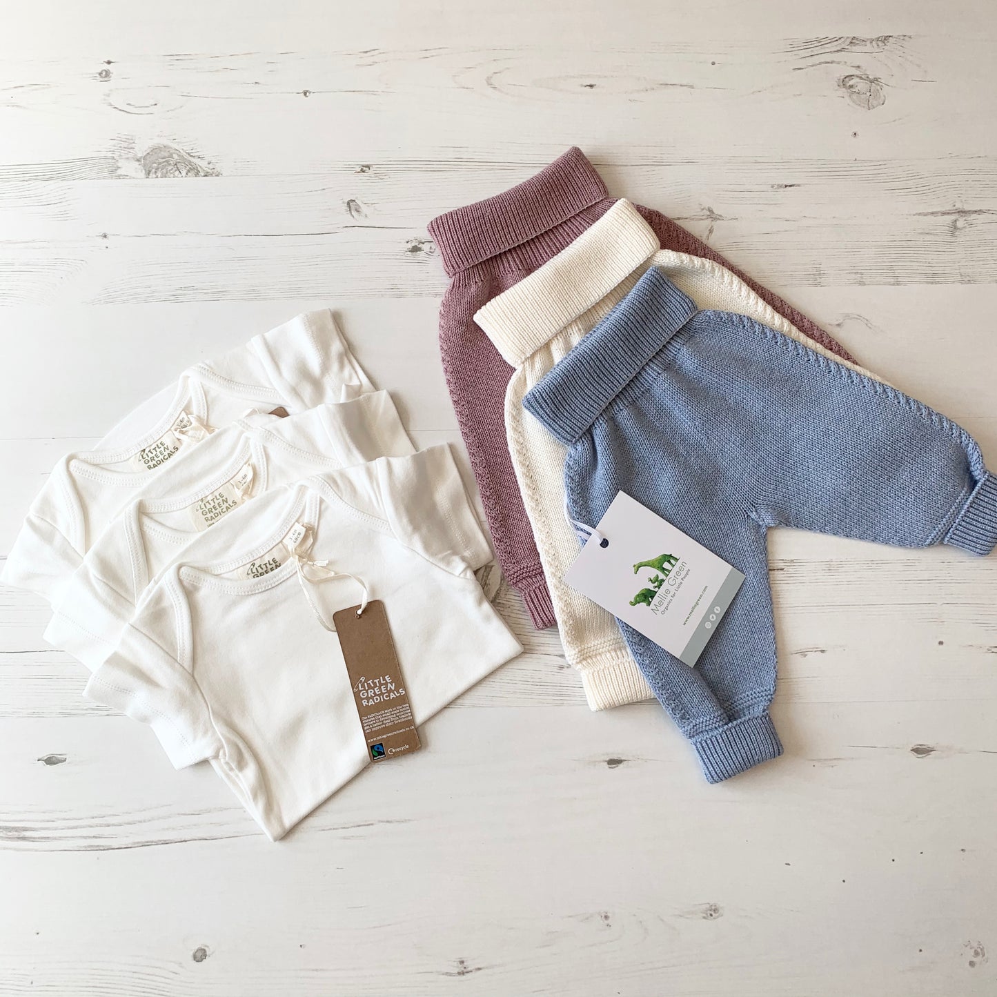 Knitted Organic Baby Trousers
