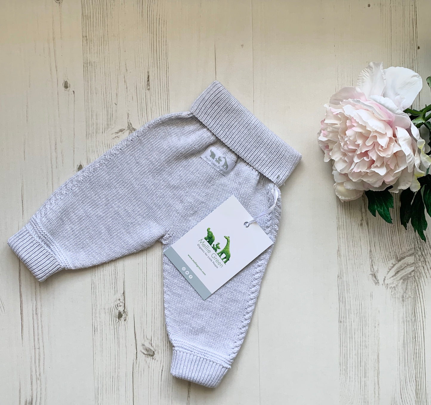 Knitted Organic Baby Trousers
