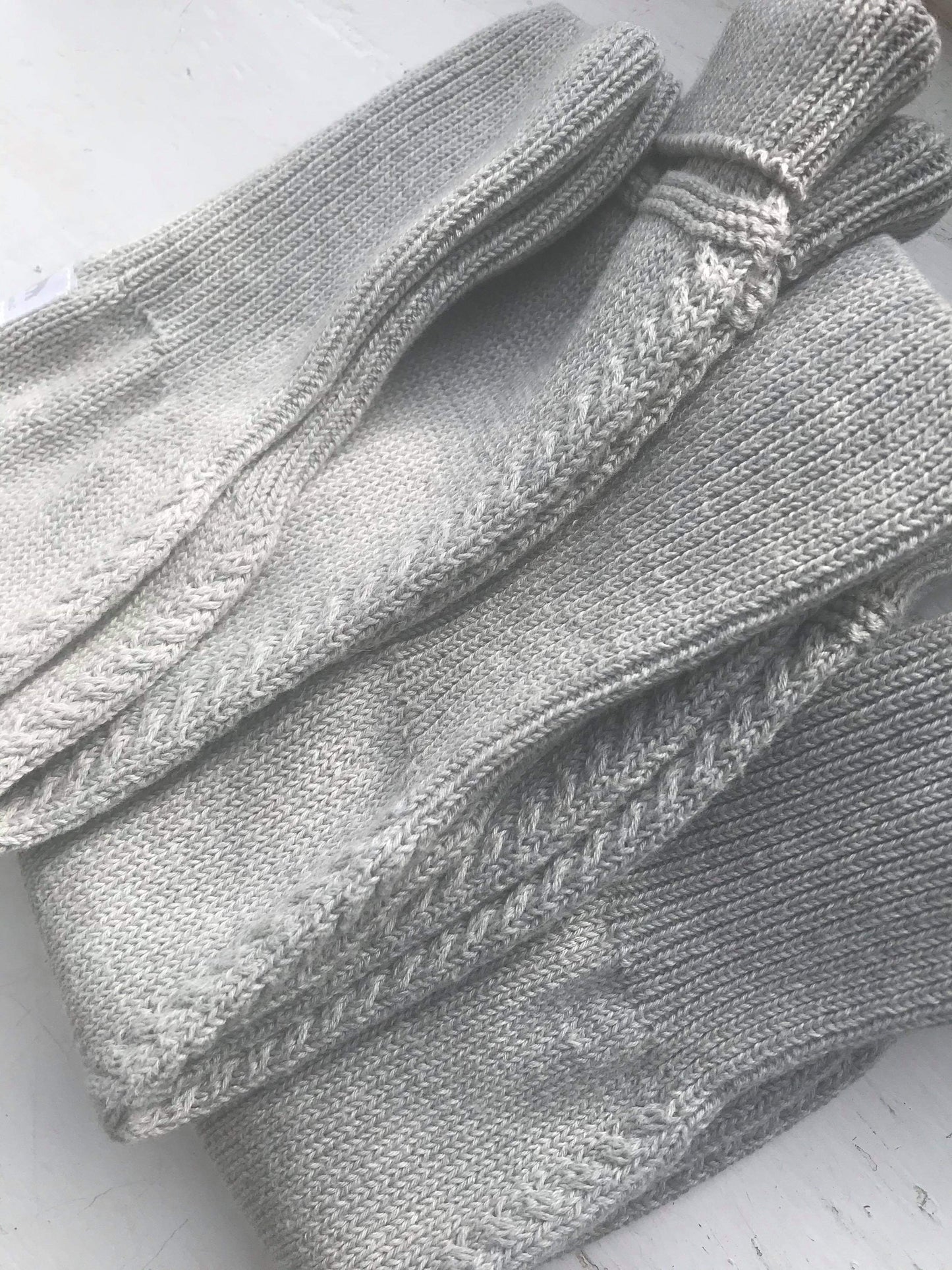 Knitted Organic Baby Trousers