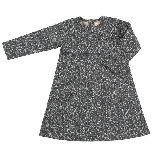 Leaf Print Skater Dress