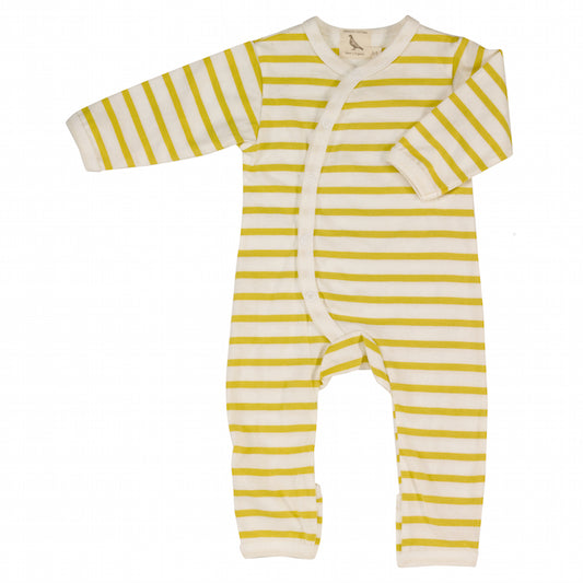 Yellow Breton Stripe Romper