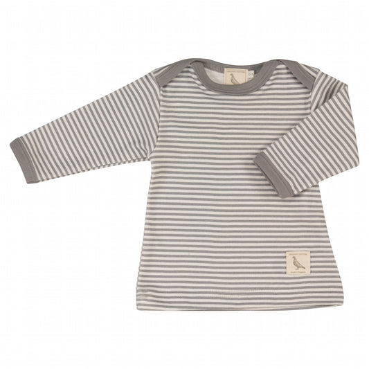 Fine Stripe TShirt in Slate