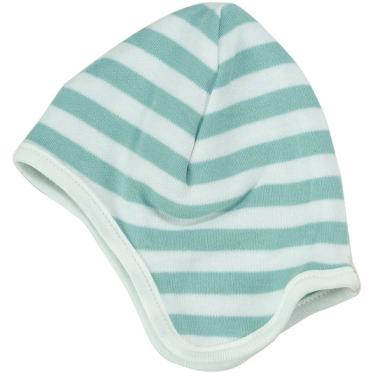 Broad Striped Hat in Blue