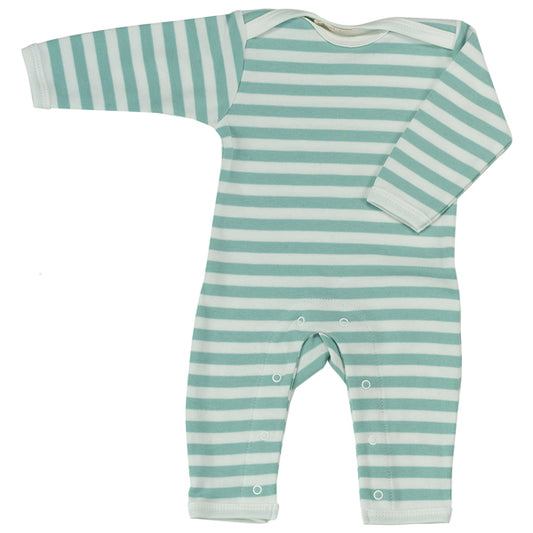 Striped Romper in Blue