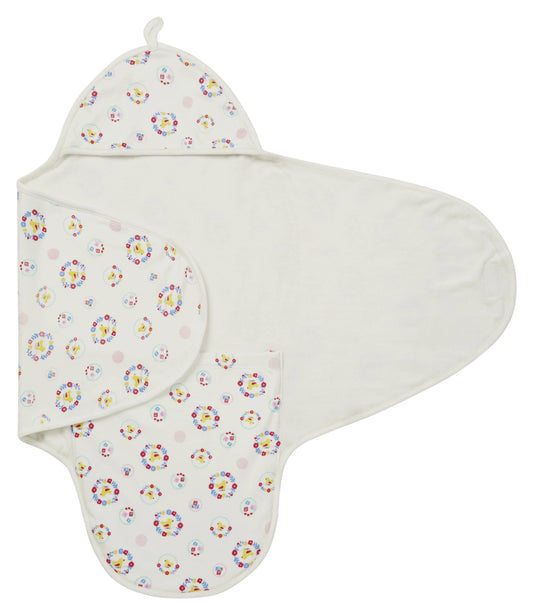 Nursery Floral Cocoon Wrap 2in1