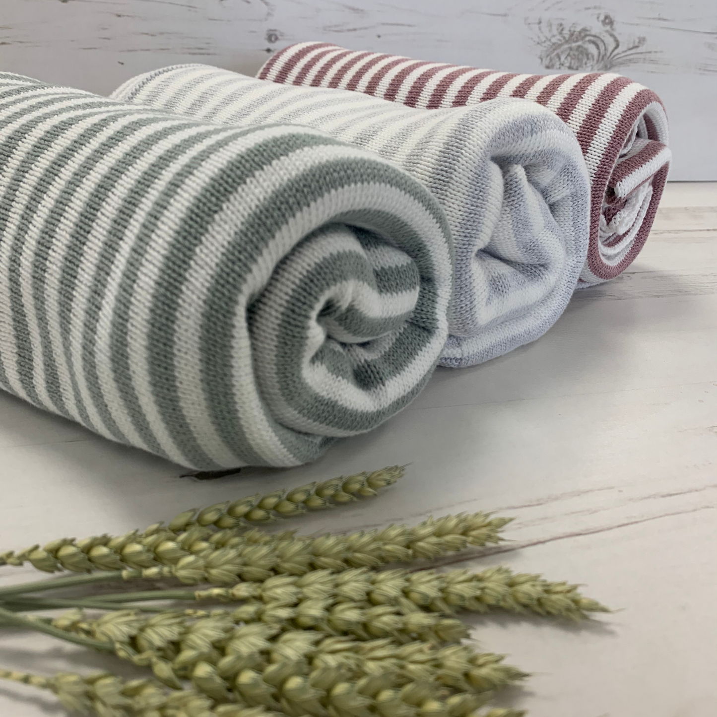 Organic Striped Baby Blanket