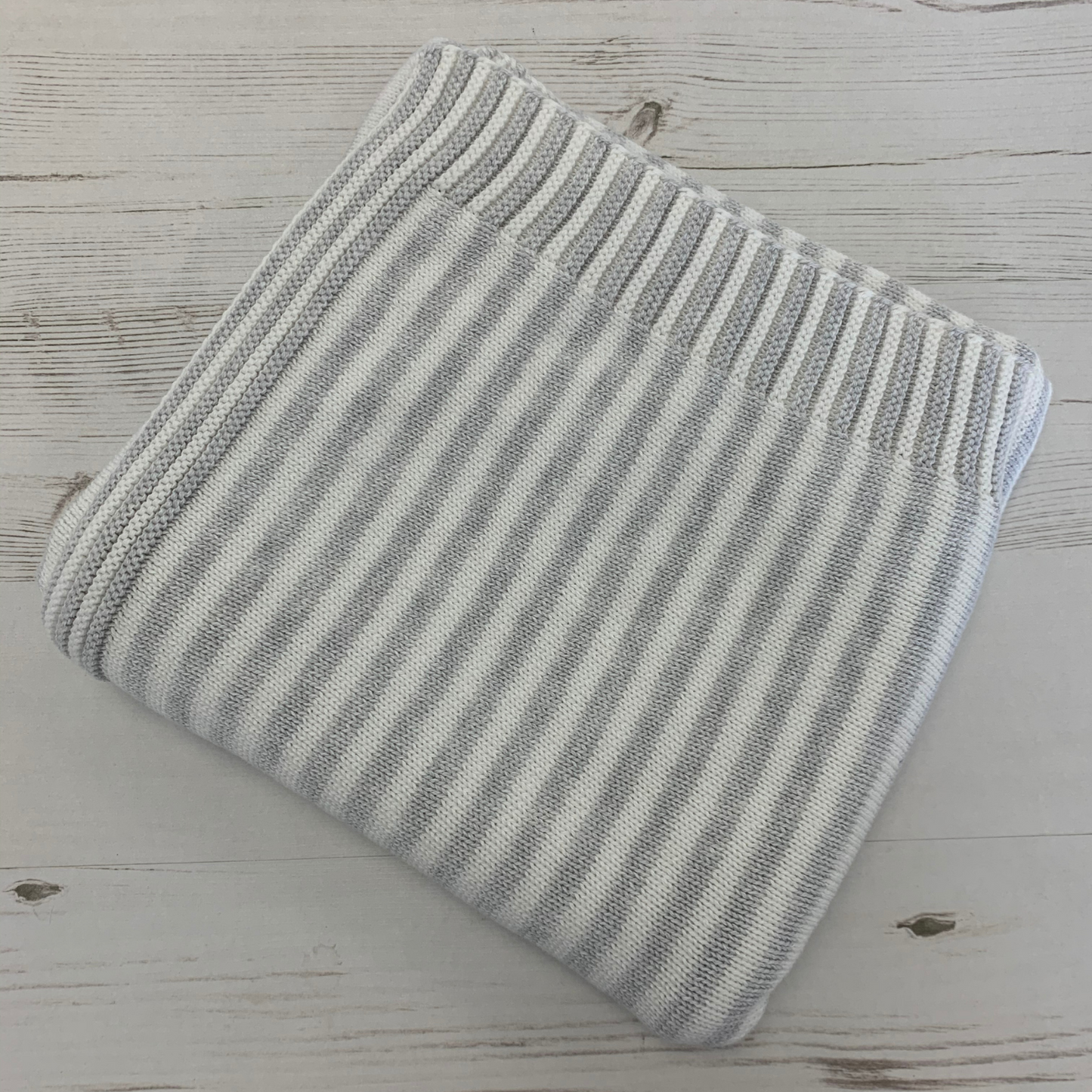 Organic Striped Baby Blanket