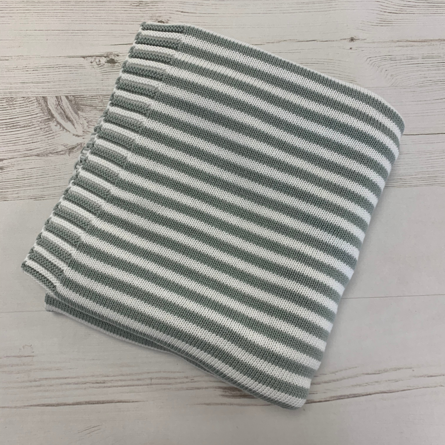 Organic Striped Baby Blanket