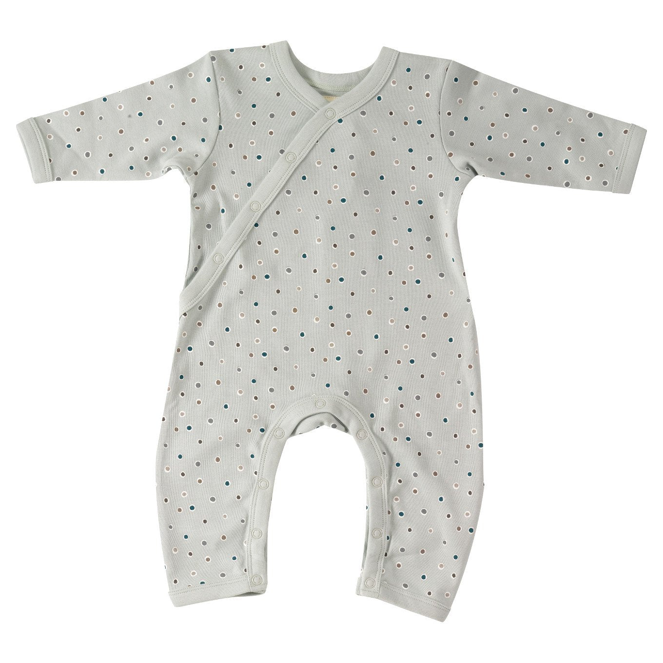 Spotty Kimono Romper in Green