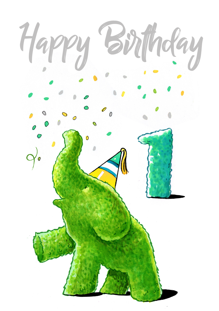 1st Birthday Card