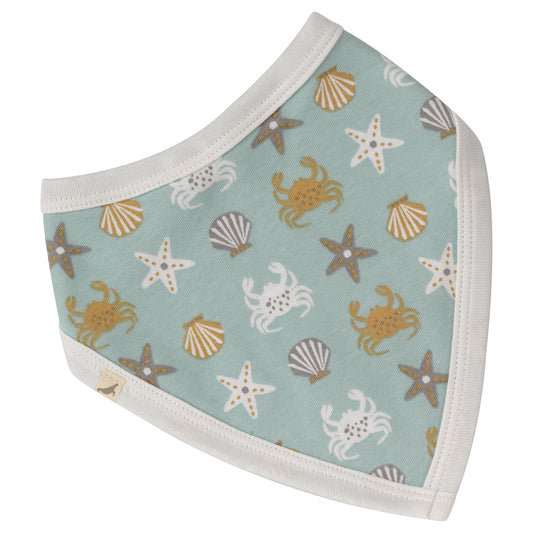 Crab Print Bib