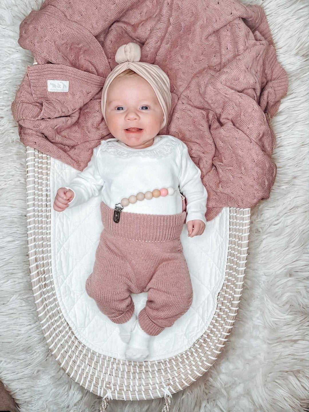 Knitted Organic Baby Trousers