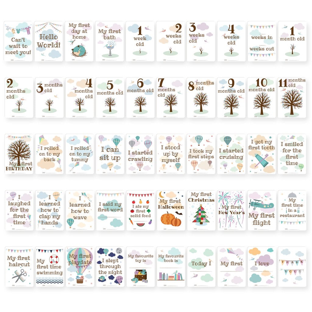 First Year Baby Moment Cards