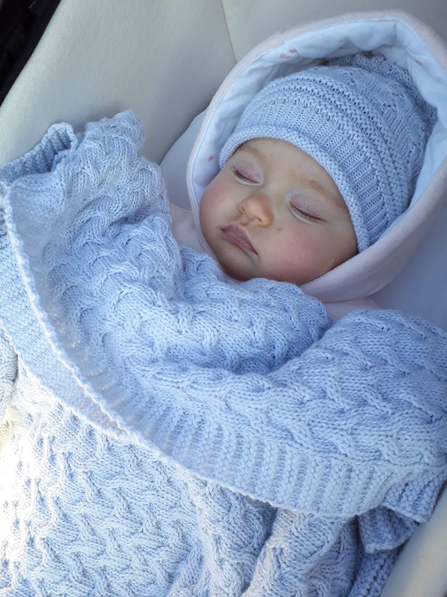 Organic Cable Baby Hat