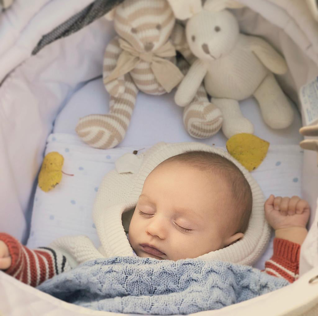 Organic Cable Baby Blanket