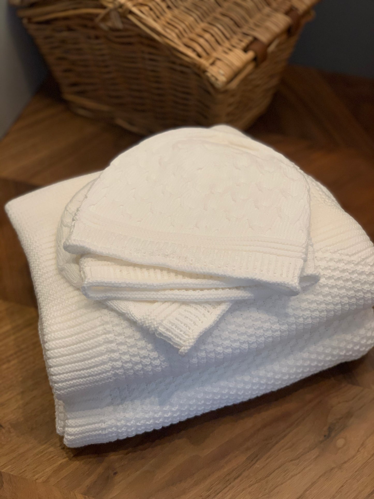 Organic Cable Baby Hat