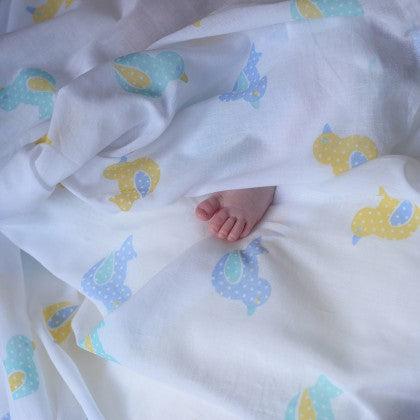 Toy Duck Organic Large Muslin