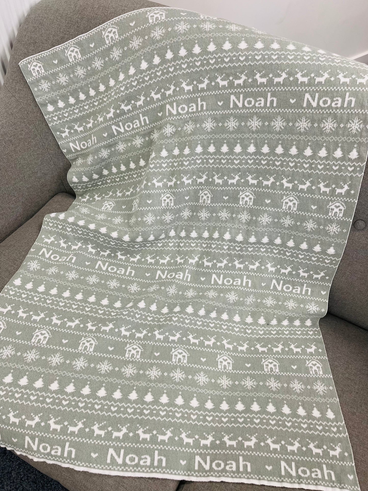 Organic Christmas Blanket