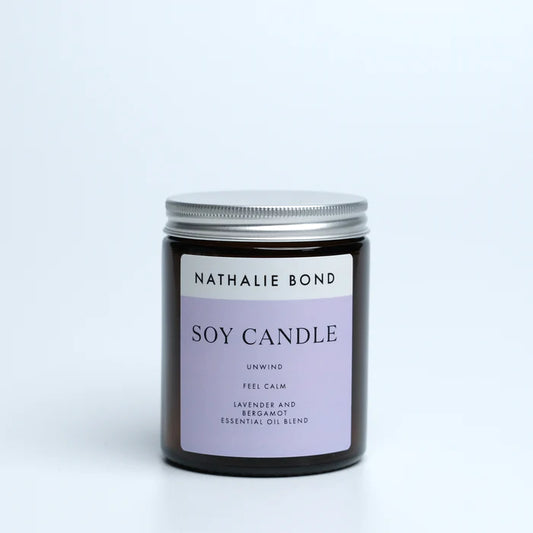 Relaxing Soy Wax Candle - Unwind