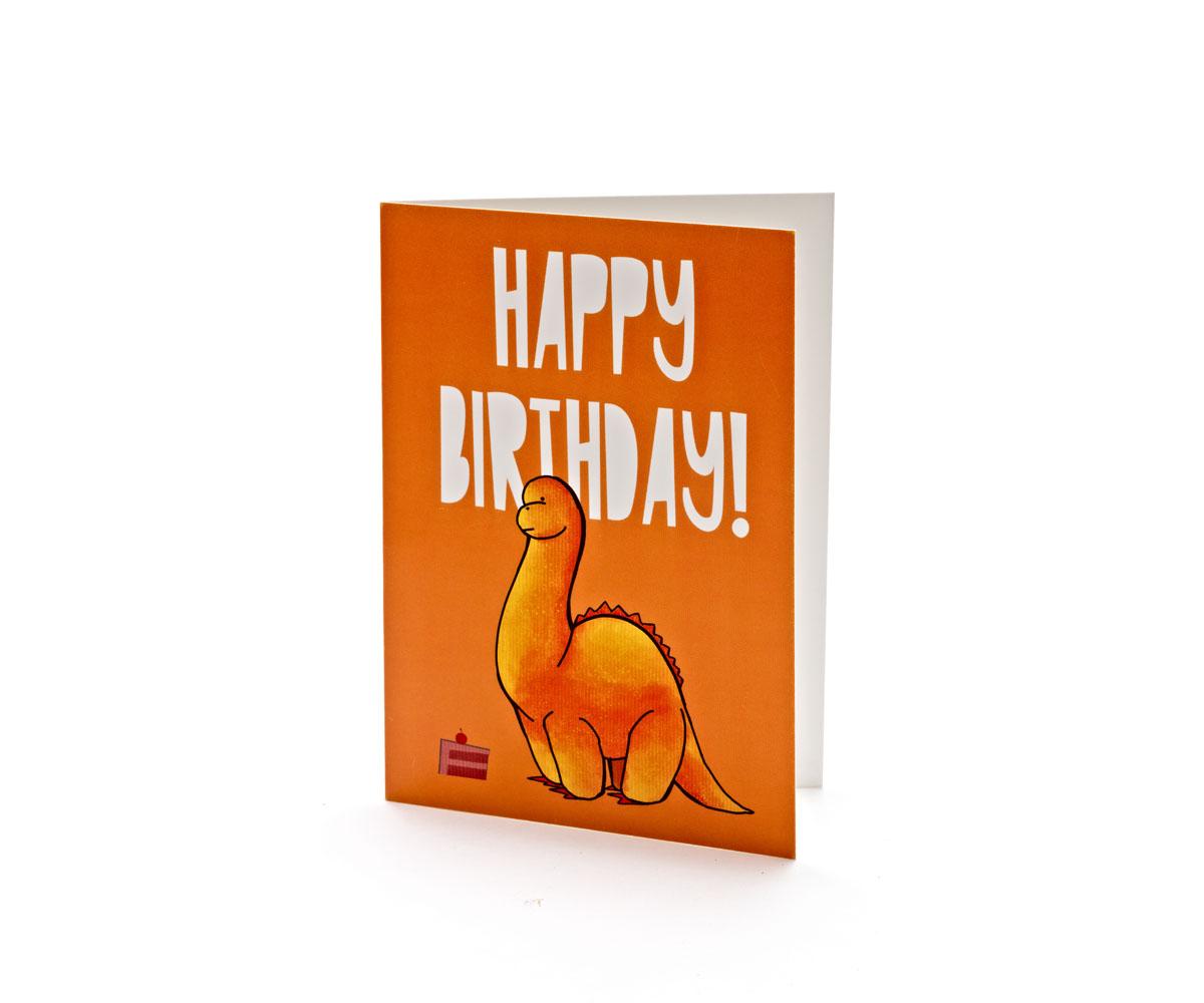 Diplodocus Birthday Card