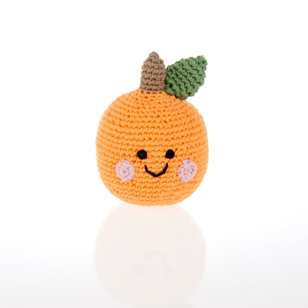 Organic Orange Rattle – Mellie Green Organic