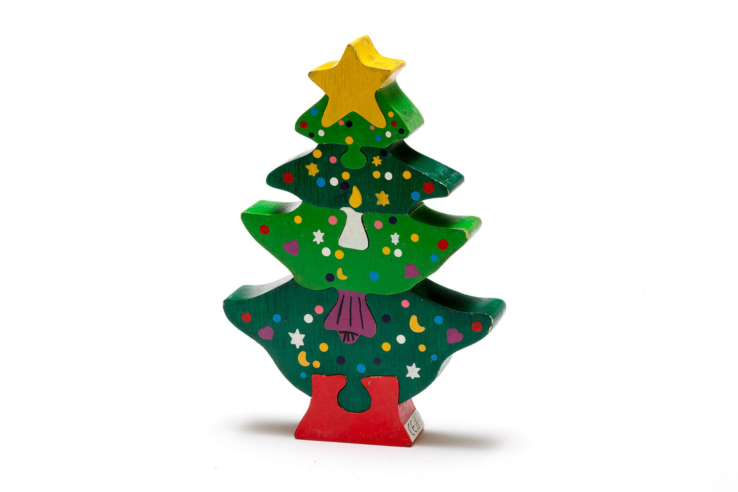 Wooden Christmas Tree Puzzle
