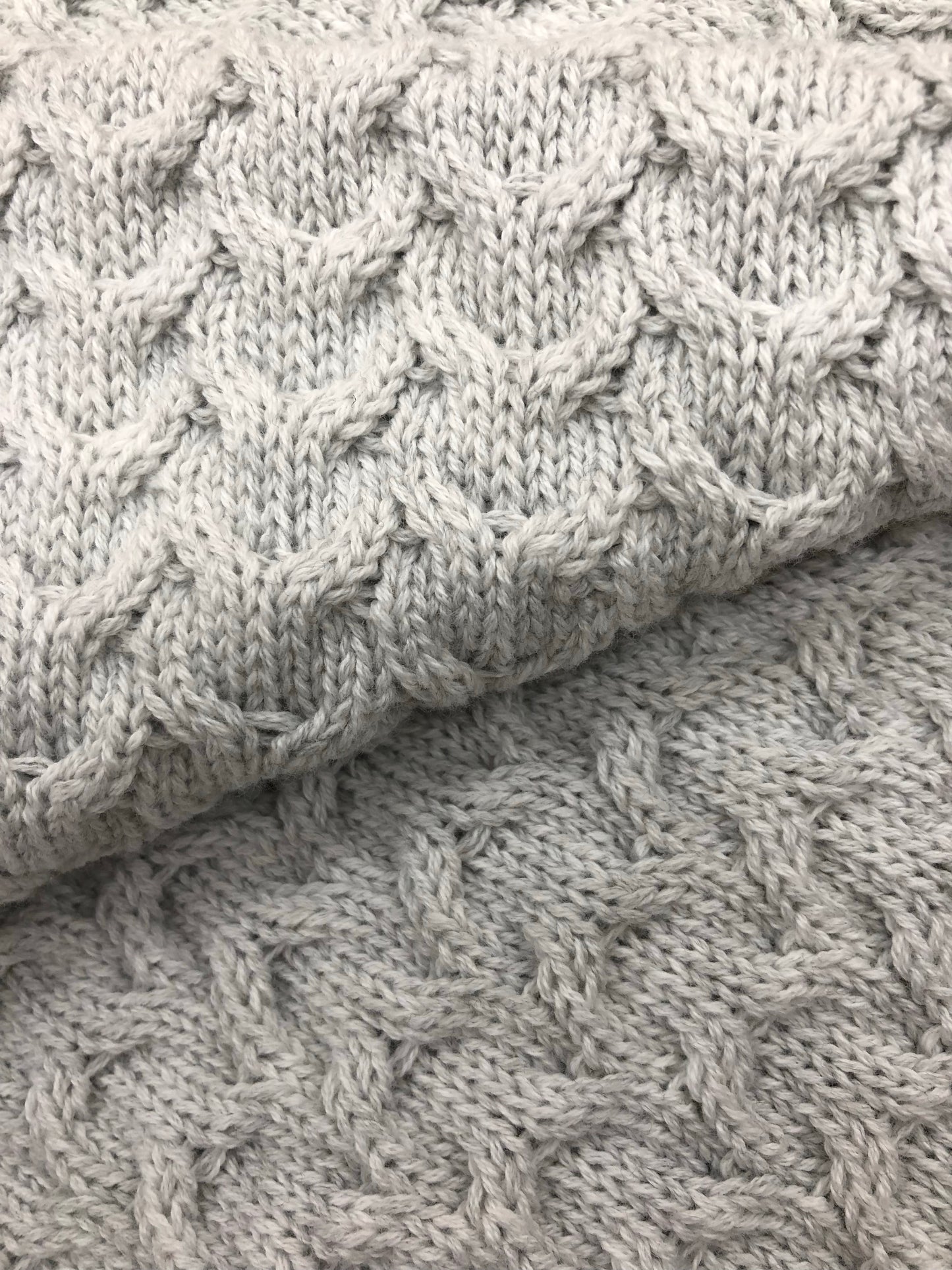 Organic Cable Baby Blanket