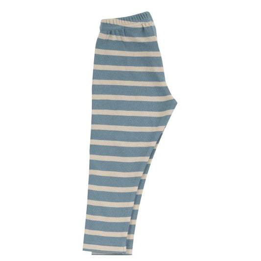 Blue Striped Breton Leggings
