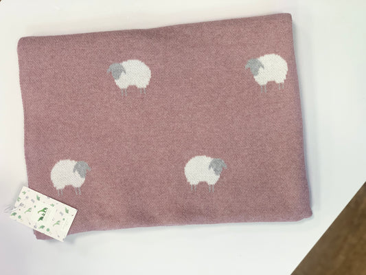 Organic Counting Sheep Baby Blanket