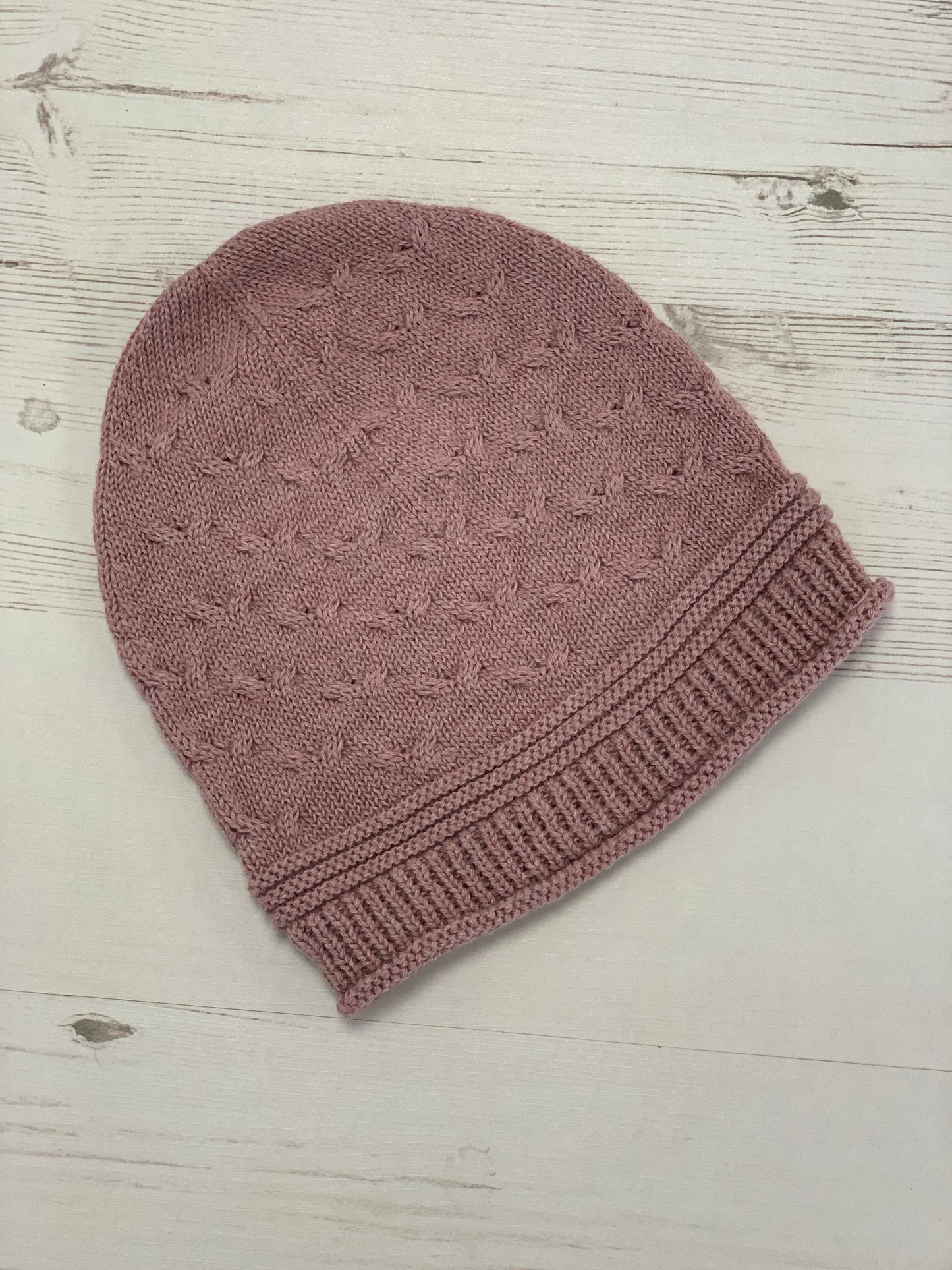 Organic Cable Baby Hat