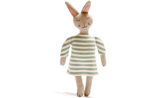 Organic Knitted Bunny Doll